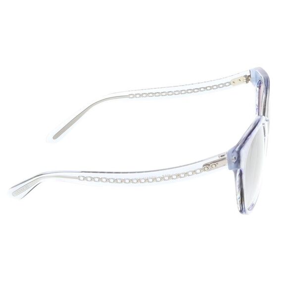 Coach 0HC8321 56553C55 Blue Ombre Full rim Round Sunglasses - Picture 4 of 4